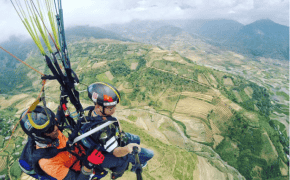 Paragliding in Hoang Su Phi